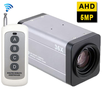 Caméra CCTV AHD 5MP avec zoom optique 36X, télécommande sans fil, mise au point automatique, caméra de sécurité CCTV