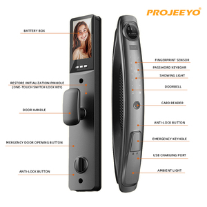 Cerradura Inteligente para Puerta con Huella Dactilar y Aplicación Tuya, Electrónica Digital sin Llave para Apartamentos Airbnb y Alquileres de Corta Duración MJ-CS10 Smart - Product Image 2