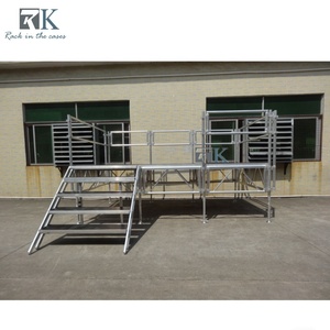 เวทีปรับระดับได้ โครงสร้างอลูมิเนียมอัลลอยแบบโมดูลาร์ พร้อมแท่นแสดงสินค้าแบบ Truss ที่ปรับแต่งได้ - Product Image 2