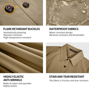 Abiti <span class=keywords><strong>estivi</strong></span> da uomo giacca a vento da combattimento uniforme da campeggio abiti da esterno camicie tattiche a maniche lunghe - Product Image 6