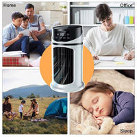 Ventilateur de refroidissement portable intelligent à brume fine USB, mini-refroidisseur d'air numérique pour l'été