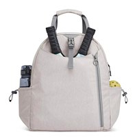 Sac à dos de sport décontracté et grand format en polyester résistant à l'eau avec fermeture éclair pour le tennis et le pickleball, pour femmes et hommes