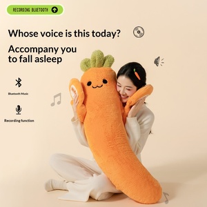 Nouvel oreiller de sommeil Carrot King, jouet de confort à câliner pour filles, en peluche courte, hauteur 100 cm - Product Image 4