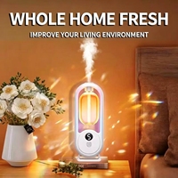 Diffuseur d'arômes mural automatique intelligent avec affichage numérique LED, veilleuse et rechargeable