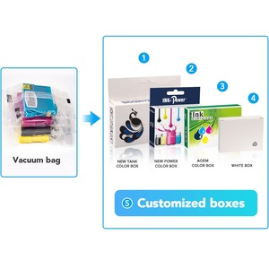 <span class=keywords><strong>Cartouche</strong></span> d'encre jet d'encre couleur compatible premium INK-POWER <span class=keywords><strong>215</strong></span> T215 T2151 T216 T2160 pour <span class=keywords><strong>Epson</strong></span> WorkForce WF-100W - Product Image 5