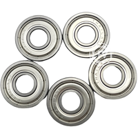 Bearing Miniatur Long Life R-1350ZZ 695ZZ 5x13x4mm ZZ Shielded untuk Peralatan Gigi, Motor Kecil, Printer & Reel Pancing