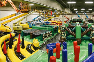 Parcours d'obstacles gonflable extérieur Crazy 5K <span class=keywords><strong>Sprint</strong></span> pour adultes, parcours d'obstacles gonflable Insane 5Km - Product Image 5