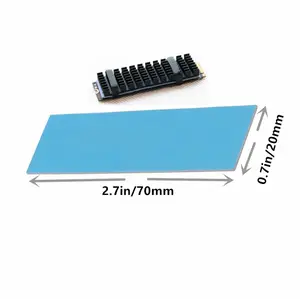 M.2 Tản Nhiệt Bằng Đồng Làm Mát Cho M.2 2280 SSD Máy Tính Xách Tay Máy Tính Để Bàn Với 4 Miếng Đệm Nhiệt Silicon