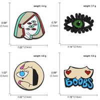 En gros, épingles en métal à motifs de dessins animés, mignonnes, en émail souple et dur, badges artisanaux en métal pour la décoration de vêtements et de chapeaux, épingles au design avancé