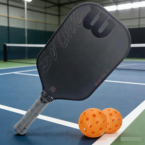 Pala de Pickleball de Fibra de Carbono Cruda de Alto Rendimiento, Superficie Rugosa, Mango Largo, <span class=keywords><strong>Wilson</strong></span> Blaze Tour 16 - Product Image 1