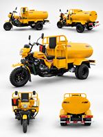 Tricycle à essence KASAKO, camion-citerne, >250cc, capacité de charge de 400 kg, certifié EEC/GCC/DOT, 50-70 km/h, pour passagers