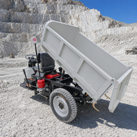 Meilleur prix Inca Rock Mini-dumper 1 tonne Diesel Tricycle avec frein à huile, essieu arrière à quatre vitesses et roulement pour le transport de minerai