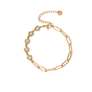 PXK-0242 สร้อยข้อมือแฟชั่นแบบโซ่และแบบเชื่อมต่อ - Product Image 2