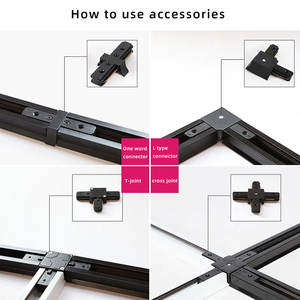 Ray Spot Işığı 2 Telli 3 Telli 4 Telli Mağaza Lambası 20w 30w 40w Galeri Led Ray Aydınlatma Spotu - Product Image 6