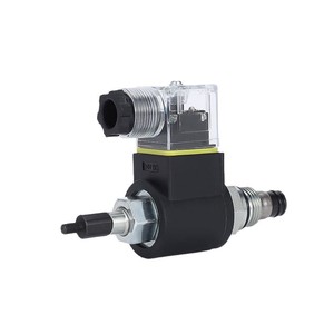 Vanne solénoïde hydraulique HSV2-08-2NCP-J-1 à deux positions normalement fermée avec fonction de déverrouillage manuel - Product Image 1