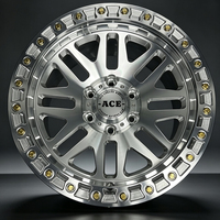 Jantes en alliage forgées tout-terrain personnalisées de 17, 18, 19, 20, 22, 24 pouces, 6X139.7, 6X114.3, 5X127, 5X150, avec système Beadlock, pour Jeep et SUV