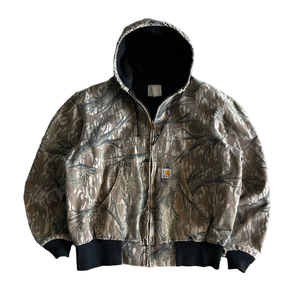 Sudadera con capucha extragrande para hombre, de camuflaje invernal, 100% algodón, gruesa, impermeable, cortavientos, transpirable, con forro y doble cremallera. - Product Image 1