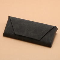 Étui à lunettes rectangulaire d'usine, simple, rétro, en cuir, fait main, en cuir de vachette et de mouton, boîte de rangement, personnalisable, marque HY, modèle HYLXY