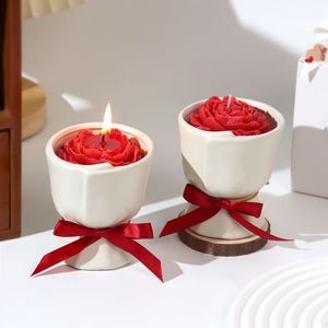 Caja de Regalo con Vela Aromática Floral Roja para el Día de San Valentín, para Dormitorio de Niñas, Regalo de Cumpleaños, Recuerdo de Boda, Mejor Amiga - Product Image 2