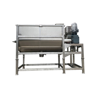 Compact Horizontal Ribbon Mixer <b>AC</b> Motor Food Small Batch <b>Portable</b> Blender Laboratory Powder Granule Sample Mixing - Product Image 1