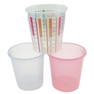 Quà Tặng Thức Ăn Cho Chó Thực Phẩm Trong Suốt PP 500Ml Cốc Đo Độ Phân Giải Tùy Chỉnh Không Có Tay Cầm Có Nắp Cho Mèo - Product Image 1