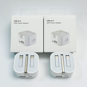 UK <b>Plug</b> 35W Dual Port PD USB A+<b>C</b> Wall Charger Fast Charging Power <b>Adapter</b> for All Digital Devices Mobile Phone Tablet Pad - Product Image 4
