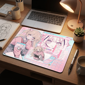 Tapis de souris ATK Anime <span class=keywords><strong>NANA</strong></span> édition limitée 490*420*4mm en tissu microfibre avec base ROGERS PORON pour jeux professionnels - Product Image 4