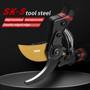 Kéo tỉa cành làm vườn bằng thép carbon SK5 cao cấp, tay cầm nhôm thoải mái, dụng cụ cắt tỉa cây cảnh, hoa, bụi cây - Product Image 5