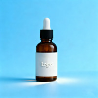 Étiquettes en papier personnalisées 5ml 10ml 20ml 15ml 30ml 50ml Bouteille compte-gouttes en verre imprimée Emballage d'huiles essentielles Contenants de parfum