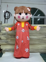 Costumes de mascotte de personnage de dessin animé adorable pour fête scolaire, unisexe adulte, en matériau EVA