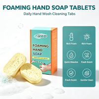Tablettes de savon moussant pour les mains à base de plantes, à dissolution rapide, à mousse riche, pour le nettoyage domestique