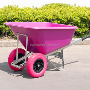 Estilo europeu Heavy Duty Handle carrinho WB9600 200L grande construção ferramentas popular carrinho de mão - Product Image 6