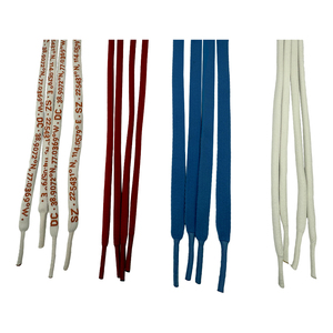 Văn Bản tùy chỉnh in bông phẳng Polyester dây giày thiết kế dây giày với phông chữ hoán đổi - Product Image 6