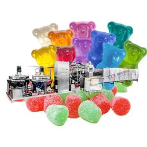 new design high capacity gummy candy jelly candy vitamin candy production line automatically