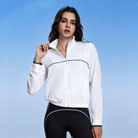 Veste courte respirante pour femme, protection solaire UPF, fermeture éclair, légère, anti-UV, pour course en plein air