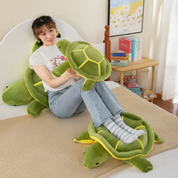 Peluche tortue super douce avec rembourrage en coton PP, grand oreiller de lit pour soulager le stress