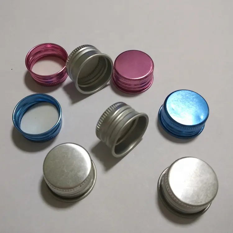 Цветная алюминиевая крышка для бутылки, 24 мм, 28 мм, 38 мм