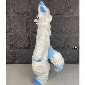 Costume de Mascotte Personnalisé <span class=keywords><strong>Renard</strong></span> Blanc Glacé Fursuit Anime Kemono pour Adultes Fête & Spectacle Scénique Nouveauté 2026 - Product Image 4