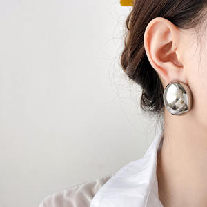 Grandi orecchini Statement orecchini Extra Large orecchini in acciaio inossidabile con peso leggero vuoto gioielli di alta qualità Pendientes de <span class=keywords><strong>moda</strong></span> - Product Image 3