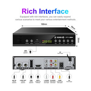 Meecast HD FTA DVB-T2 Receiver 1080P Độ Phân Giải Free-to-Air kỹ thuật số TV Tuner với 12 tháng bảo hành đa ngôn ngữ Set-Top Box - Product Image 4