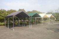 Abri d'auvent de carport extérieur à structure robuste et durable de 3*4M à 6 pieds pour le stockage des voitures et des bateaux de camping-car.