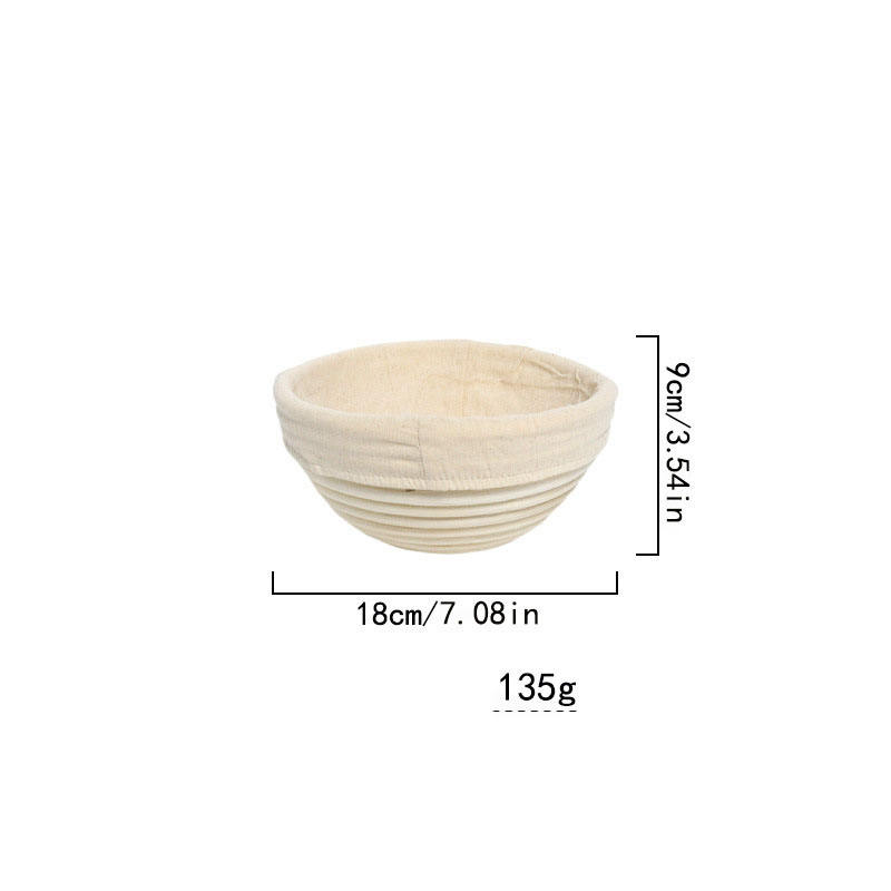White-Round 18*9cm with cloth cover