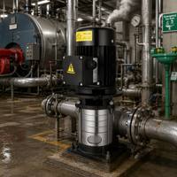 Bomba de Inmersión Vertical Multietapa CDLK de 0.37kW-7.5kW, Bomba de Circulación de Refrigerante CNC de Acero Inoxidable de Alta Presión para Máquinas
