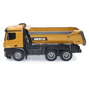 Camion à benne basculante télécommandé à l'échelle 1/14, jouet de construction RC, 2,4 GHz, 10 canaux, <span class=keywords><strong>Huina</strong></span> <span class=keywords><strong>1573</strong></span>, voiture miniature pour enfants - Product Image 2
