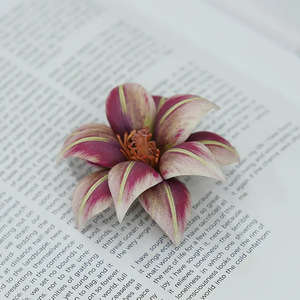 Fleur artificielle de type <span class=keywords><strong>Mulan</strong></span>, faite à la main, pour la décoration intérieure - Product Image 3