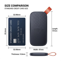 SSD Portabel Mobile Solid State Drive 8TB 16TB Kecepatan Tinggi USB3.1 Ekspansi Mobile Solid State Drive