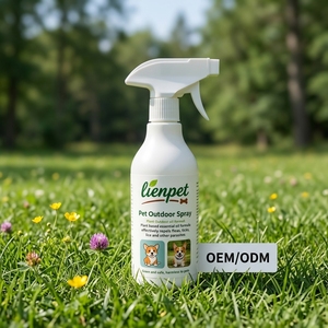 Spray pour animaux de compagnie en plein air formulé avec des <span class=keywords><strong>huiles</strong></span> <span class=keywords><strong>essentielles</strong></span> végétales, il repousse efficacement les parasites du corps des animaux - Product Image 1