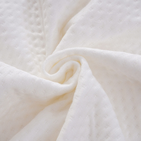 Protège-matelas gaufré imperméable respirant en maille douce avec poches profondes élastiques, lavable en machine, pour adultes