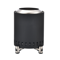 Brasero de jardin portable en acier inoxydable 304, mini, sans fumée, écologique, à bois, autoportant, finition poudrée