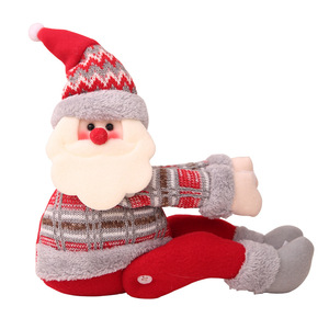 Abrazaderas de Cortina de Felpa Navideñas, Muñecos de Santa, Muñeco de Nieve y Reno, Decoración Navideña para Ventanas del Hogar, Hebillas Decorativas para Cortinas - Product Image 3